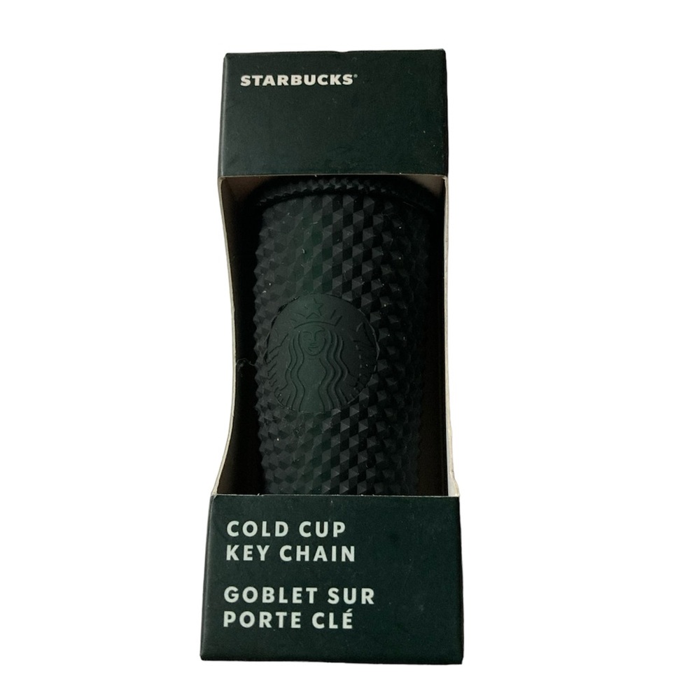Starbucks Dark Green Tumbler Cold Cup Keychain